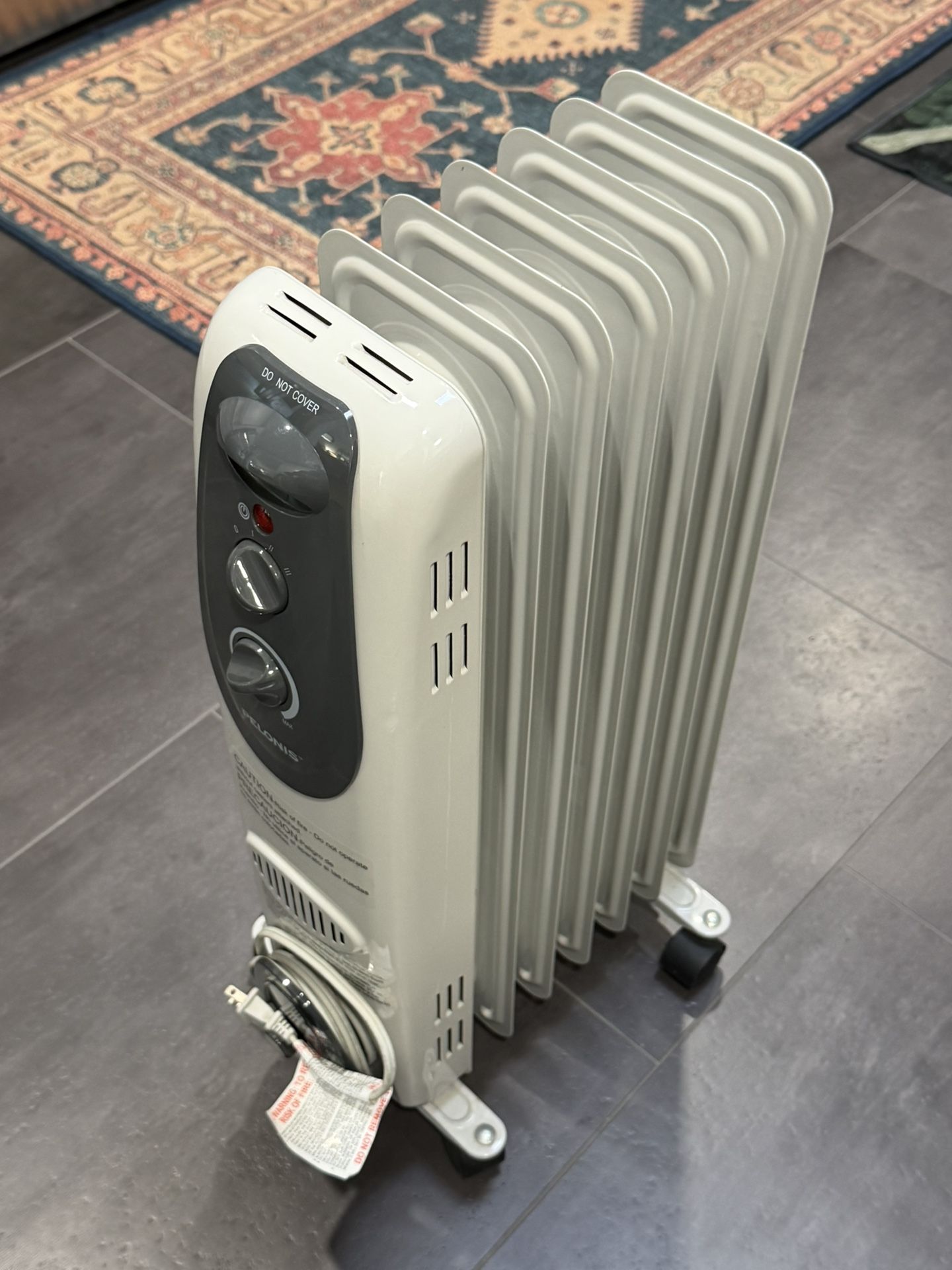 Pelonis Electric Oil-Filled Radiant Portable Heater