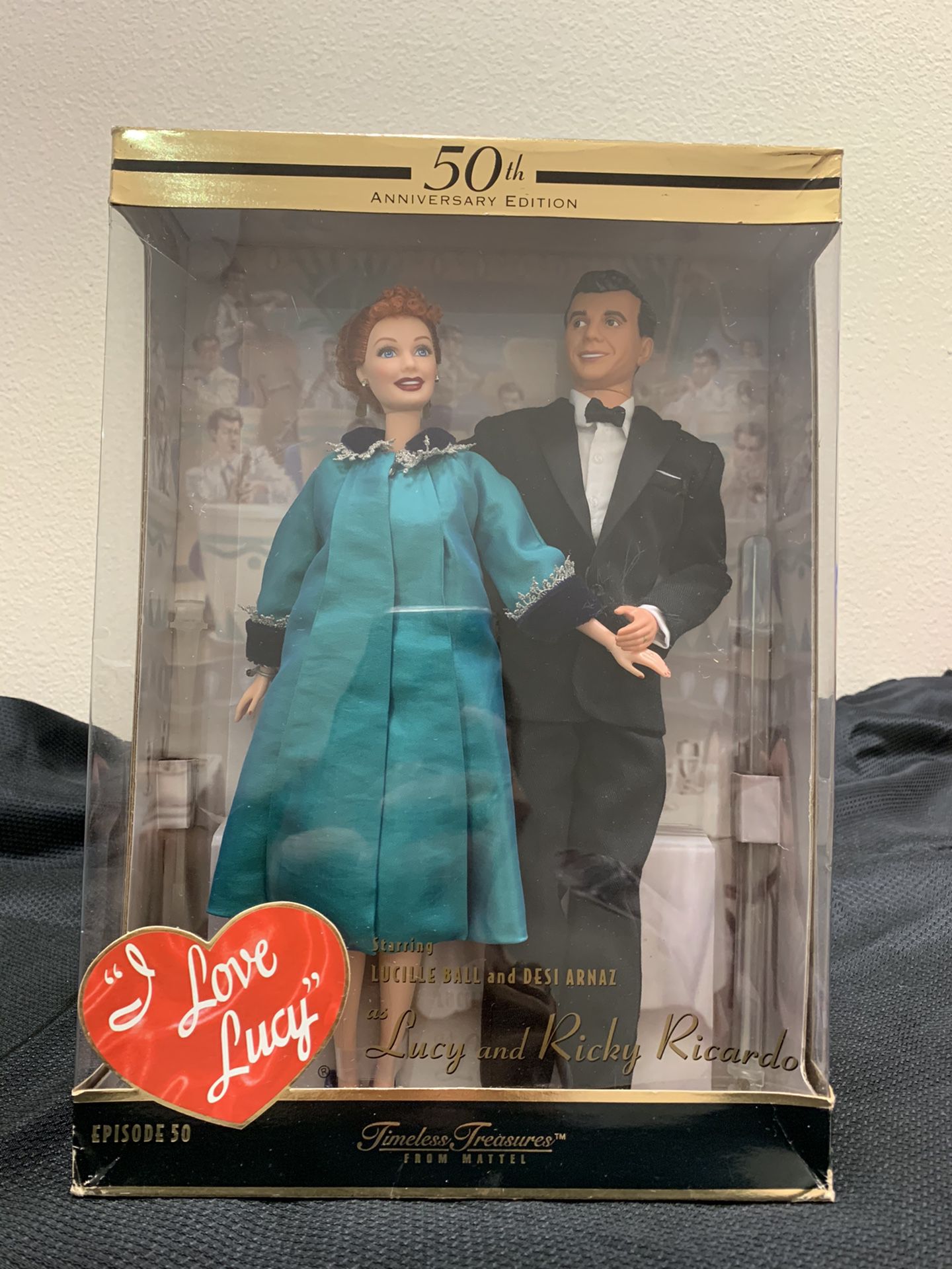 I Love Lucy 50th Anniversary Edition Timeless Treasure Barbie Dolls