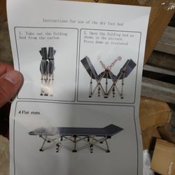 Collapsible Camping Bed/Cot/Chair 