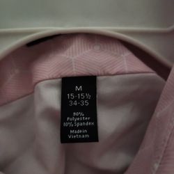 Mens pink dress shirt