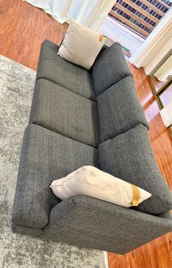 Dark gray 3-seater couch