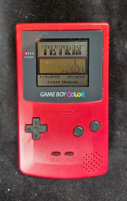 Nintendo Game Boy Color Handheld Console Red CGB-001