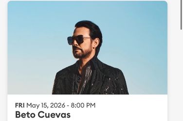 Beto Cuevas - IN CONCERT - Friday 5/15