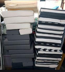 72X21X4 LONGE CUSHION CHAIR NEW OPEN BOX SET OF 2