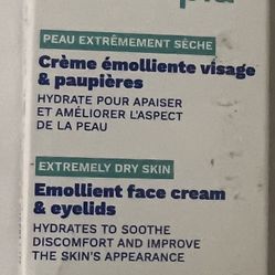 Mustela Stelatopia Eczema-Prone Skin Emollient Baby Face Cream - Face Moisturizer with Natural Avocado & Sunflower Oil - Fragrance-Free - 1.35 Fl Oz (
