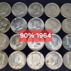 90% Silver Kennedy Half Dollar Roll of 20