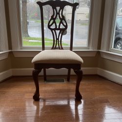 Ball And Claw Footed Vintage Chair