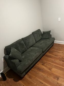 Green Corduroy Sofa