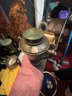 Vintage Metal Samovar Tea Urn