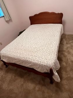North Carolina cherry double bed