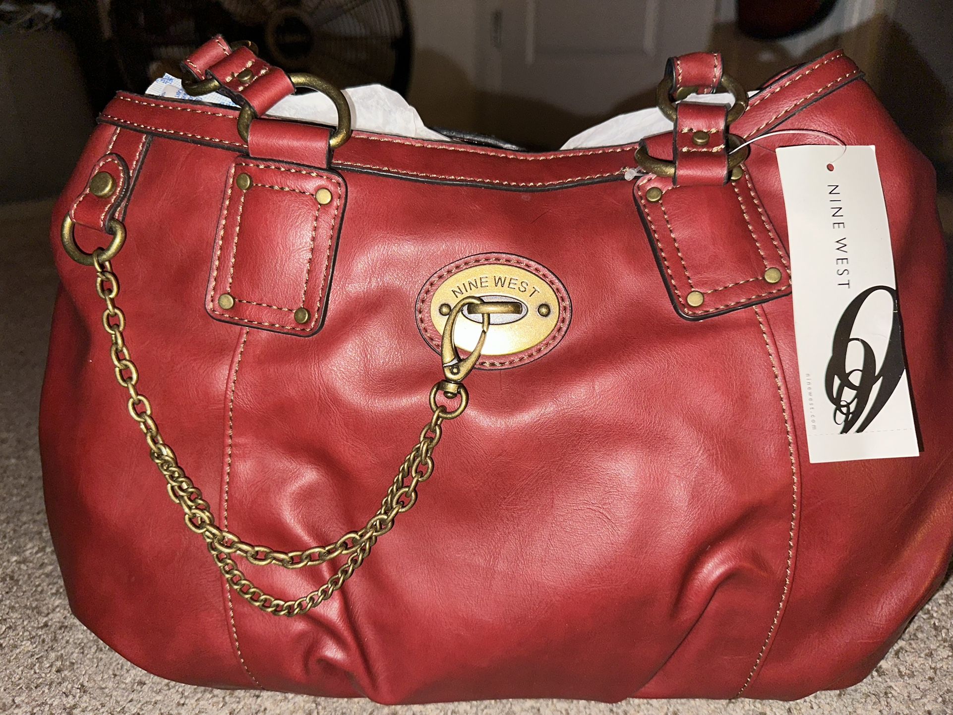 Leather Nine West Purse