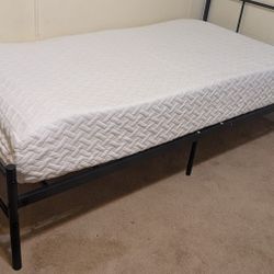 New Twin Bed frame $50 or New Twin Mattress $50