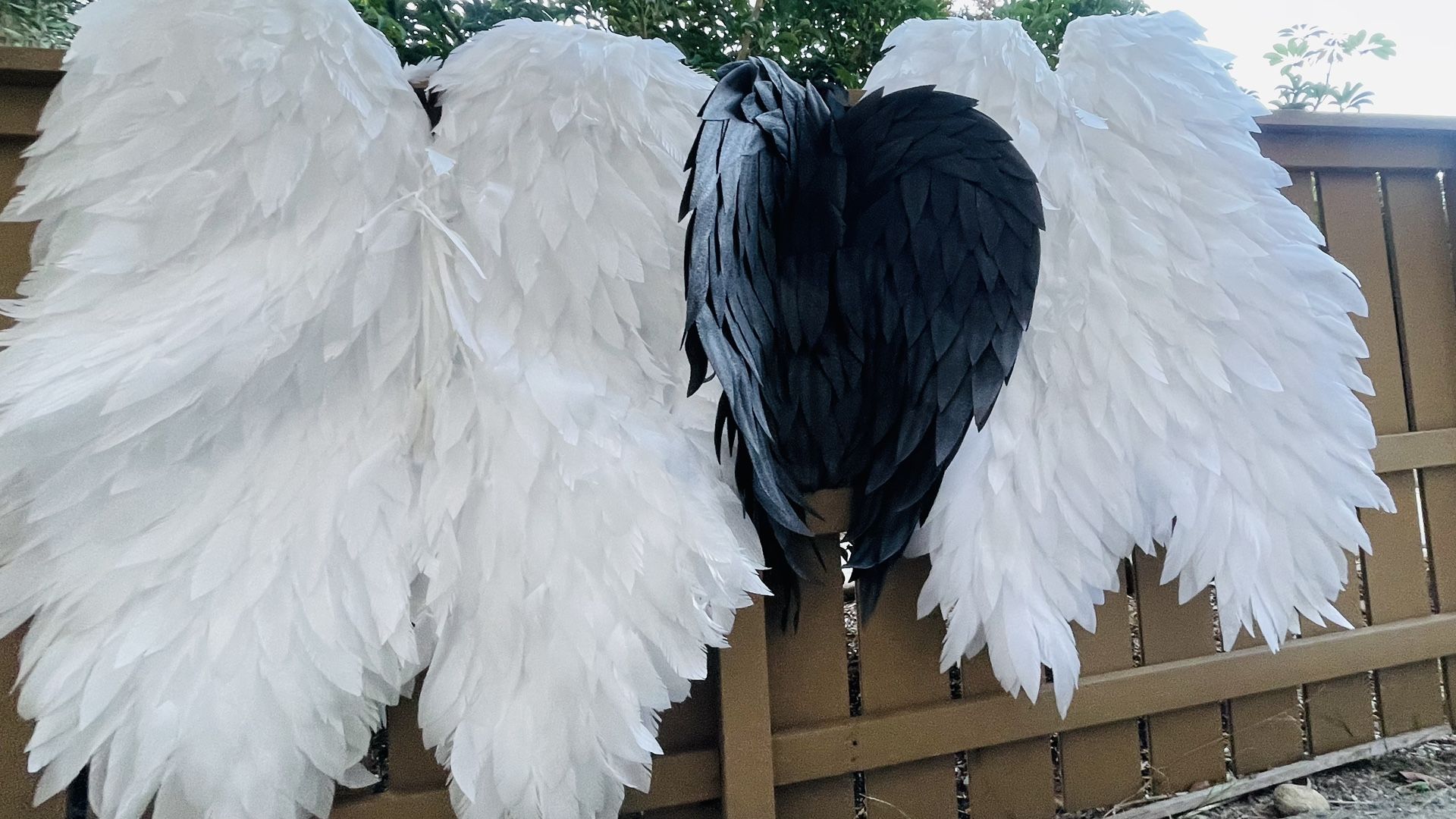 Big Wings For Halloween. Handmade
