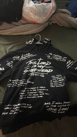 The lord is my shepherd hoodie
