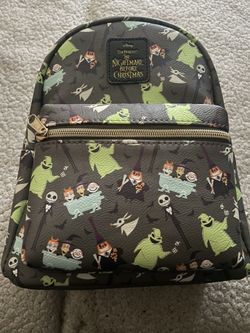 NWT Nightmare Before Christmas Mini Back Pack Check Pics And Description 