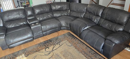 FREE Leather Recliner Sectional
