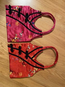 2 Pcs Red Purse For $8