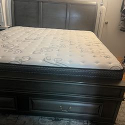 King Bed and Sealy Mattress