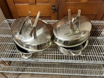 Stainless Steel Roaster Pans With Carving Utensils