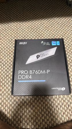 Msi  pro b760m-p ddr4  motherboard 12/13/14 gen