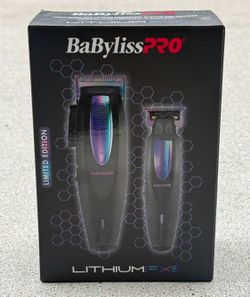 BaBylissPRO FX73HOLPKRB Limited Edition Lithium Clipper Trimmer Combo New