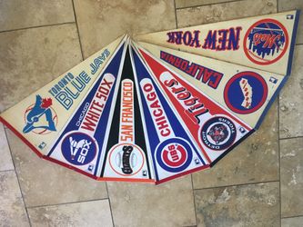 Vintage Baseball Pennants