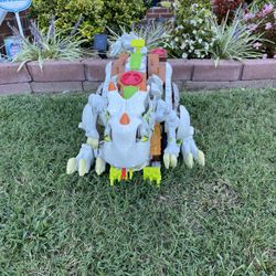 Mattel Fisher Price 2015 Imaginext Ultra T-Rex Dinosaur Toy 30” Figure Playset 