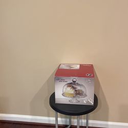 Pedestal Cake Plate And  Dome