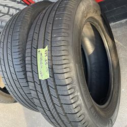 2 USED  MICHELIN ALL SEASON TIRES for $130 installed and balance. 22565R17 225 65 17 225 65 R 17  225/65/17 225/65/R17  All USED tires c