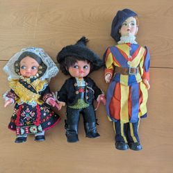 3 Vintage Dolls