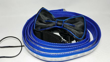 LED Light Up Bow Tie & Suspender for Man