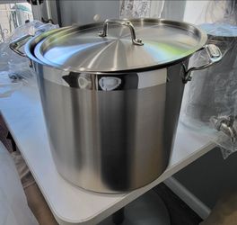 Nutrichef 15Qt stainless steel stockpot