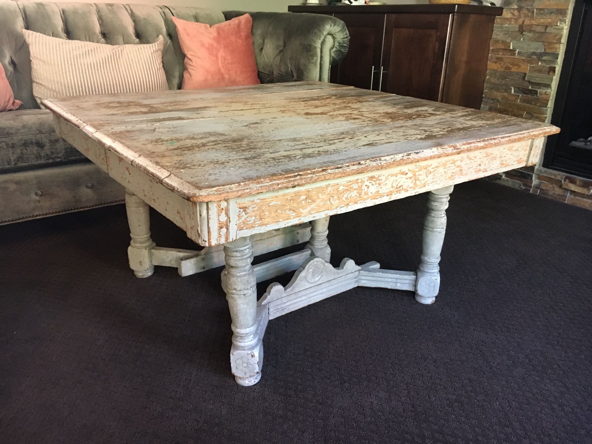 Antique coffee table very unique