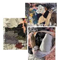 Full Bag -Women Clothes Size S & M Shoes Size9 & 9.5 (All Bag For $15)