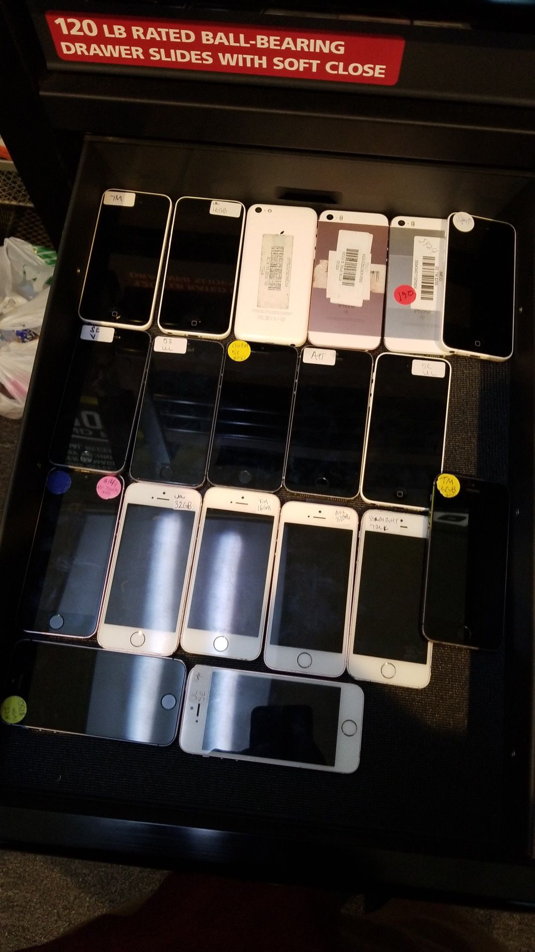 iPhones 5 and 5SE and 5c all carriers