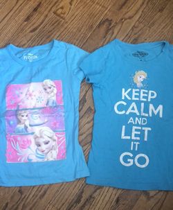 Disney frozen Elsa shirts size 6x