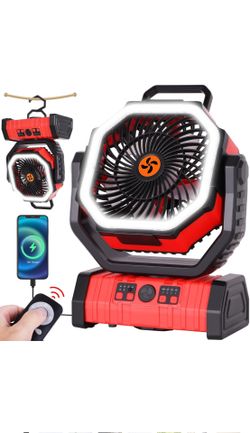 Portable Fan Rechargeable Camping Fan *Brand New*
