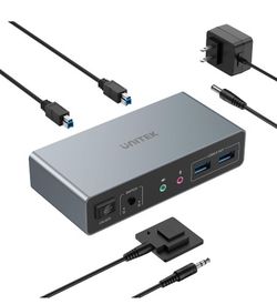Unitek HDMI KVM Switch 2 Monitors 2 Computers