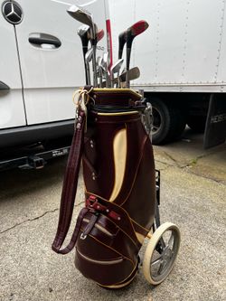 Golf Bag with Push Cart