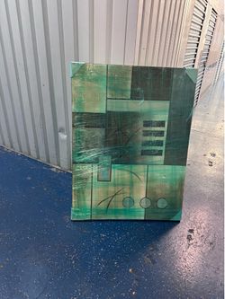Modern geometric painting