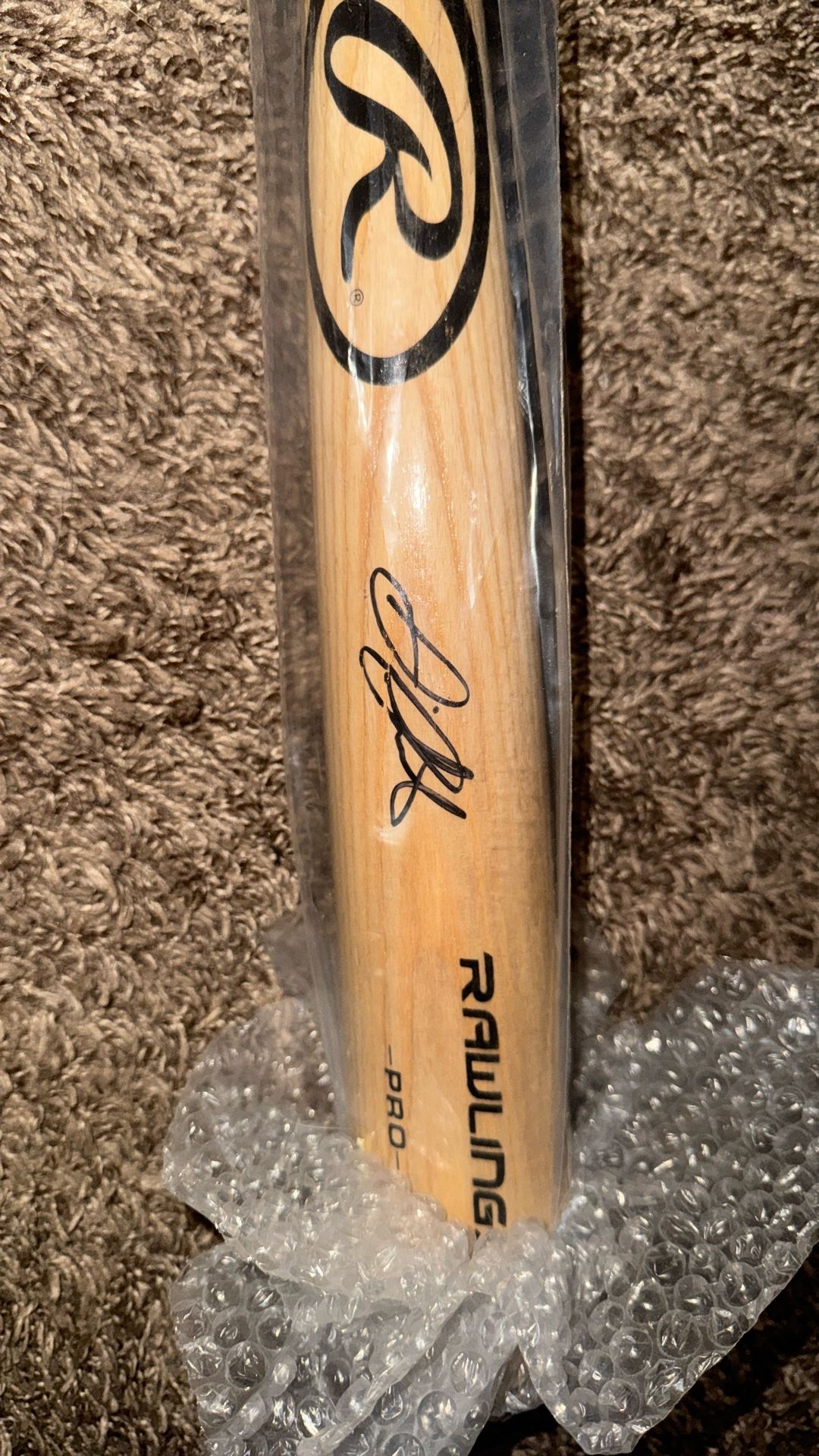 Gavin Sheets Signed Bat