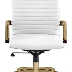Contemporary/Modern Desk Chair (White)