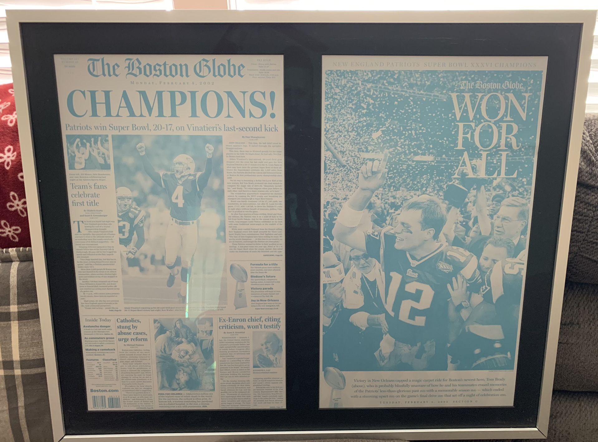 Boston Globe Printing Plates