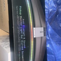 Anti Bluelight & Sound Pickup Monitor Light Bar (Curved Screen)