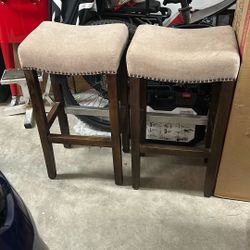 Two Bar Stools 
