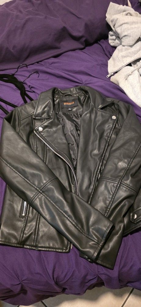 Black Leather Jacket 