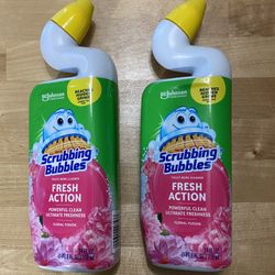 Scrubbing Bubbles toilet bowl cleaner 