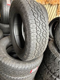 275/65/20 LT.   $70 each. Goodyear