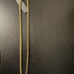 Gold Plated Box Chain 