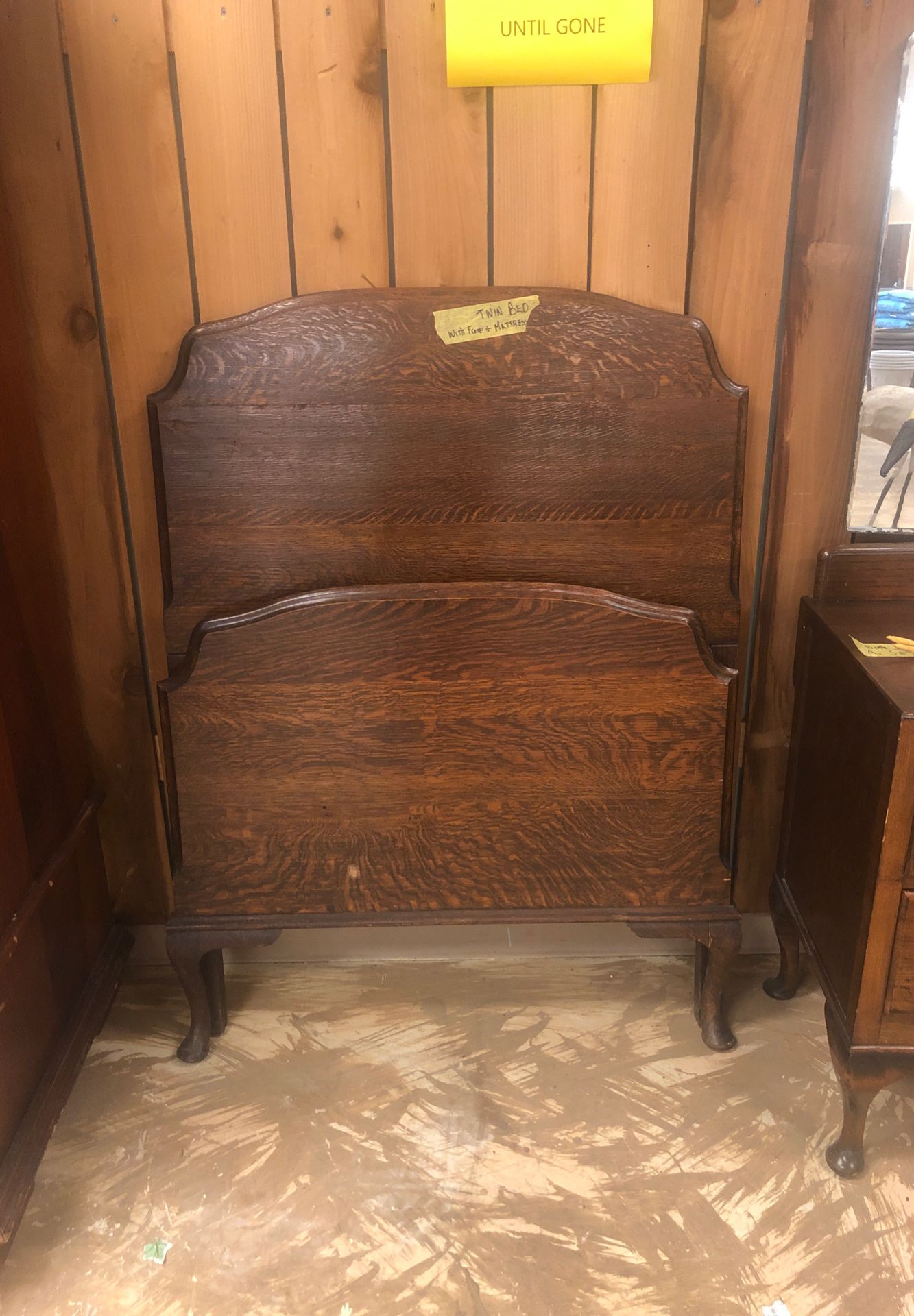Antique Twin Bed & dresser set